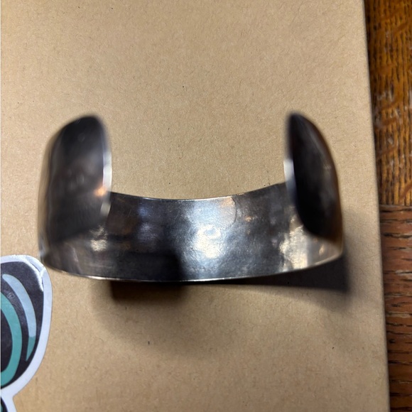 Engraved Silver Cuff Bracelet - Picture 4 of 4